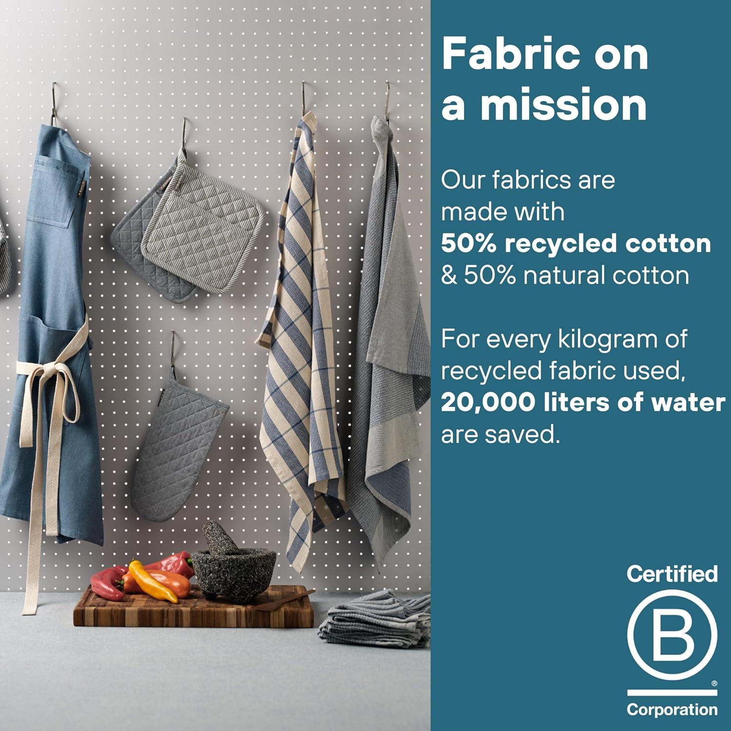 Meema Cloth Napkins Set of 4 Cotton, Striped Grey, Dinner Linen Christmas Napkins Washable- Table Christmas Gifts