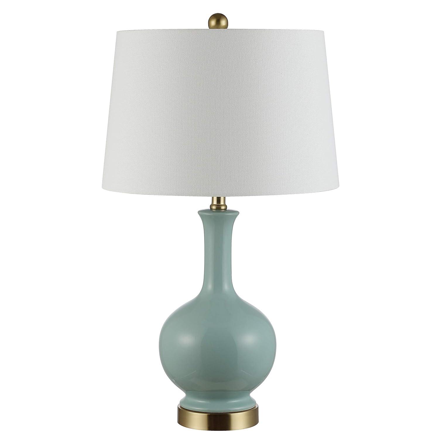 Bowie Table Lamp - 26 Inch Height - TBL4346 - Robins Egg Blue - Safavieh