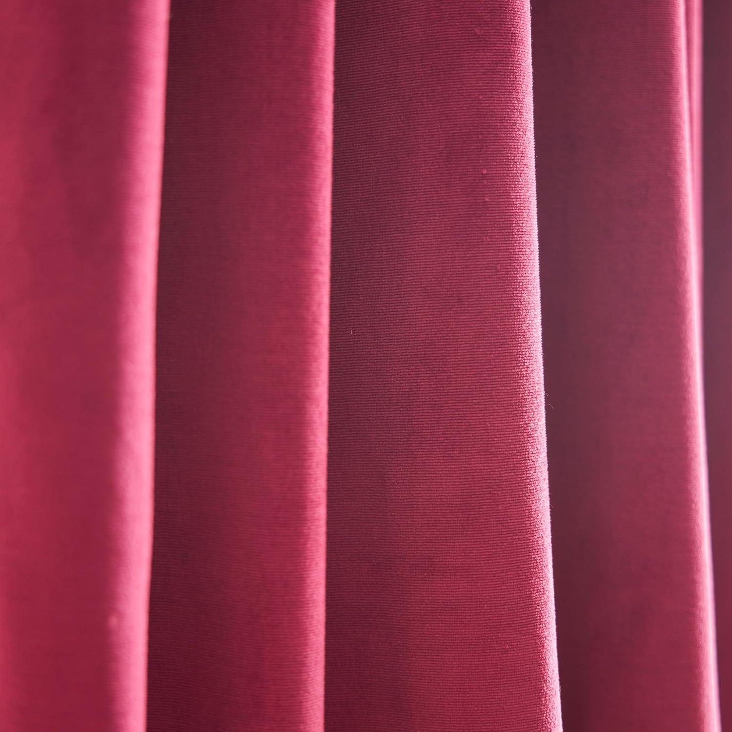 Lucca Velvet Solid Max Blackout Rod Pocket Curtain Panel