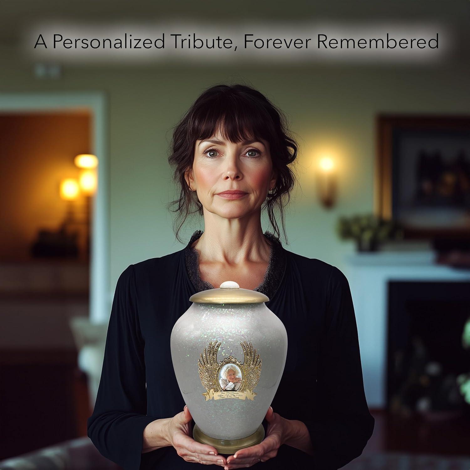 Prismatic Shimmering Light Sparkly Cremation Urns for Human Ashes Adult Urns for Cremation Ashes Urns for Adult Cremation Ashes Urns for Ashes Cremation Urns for Human Ashes Large