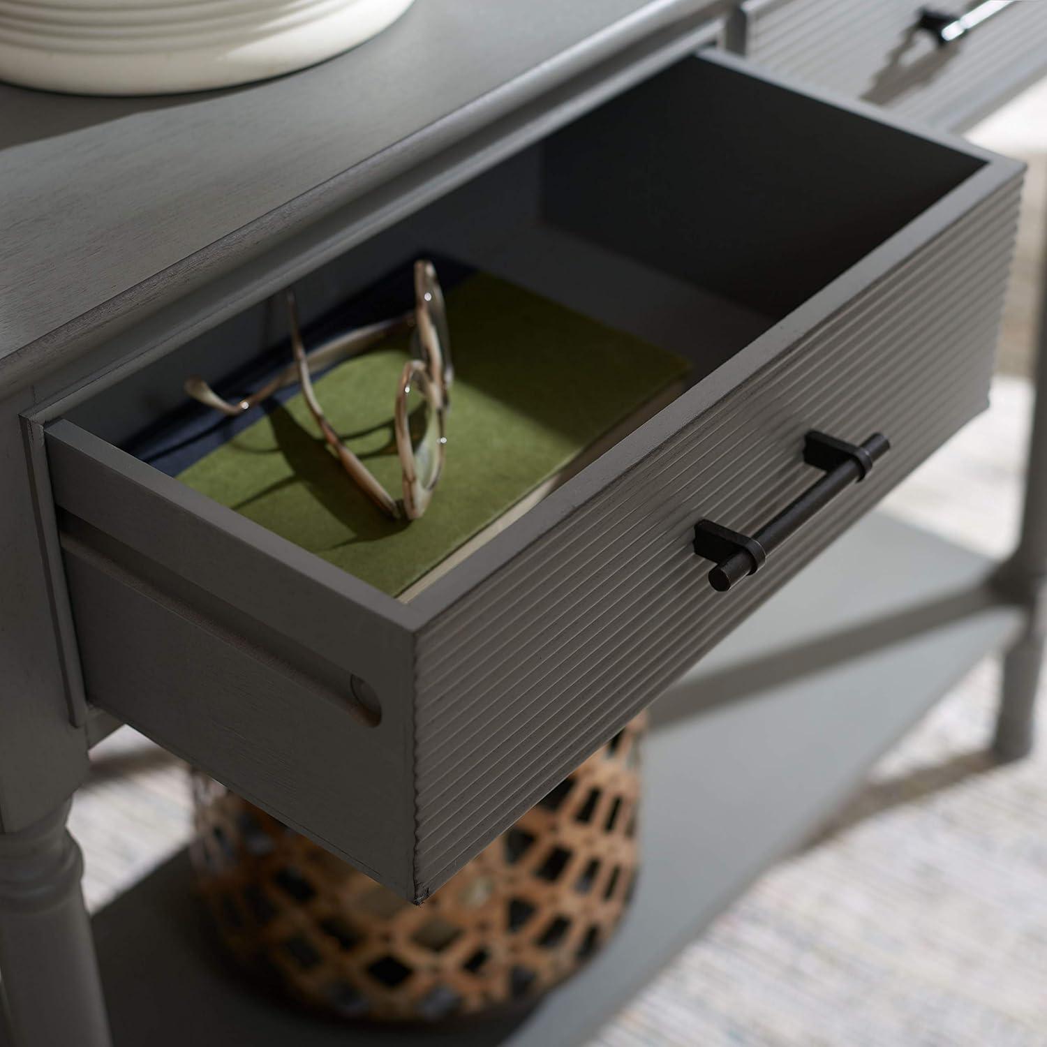 Ryder 2 Drawer Console Table - CNS5719C - Gray - Safavieh