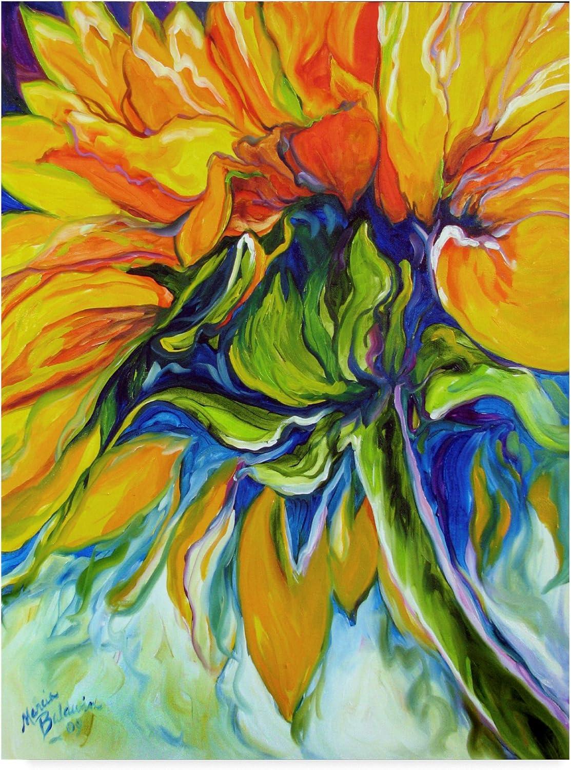 Trademark Fine Art Marcia Baldwin " Sunflower In July " by Marcia Baldwin