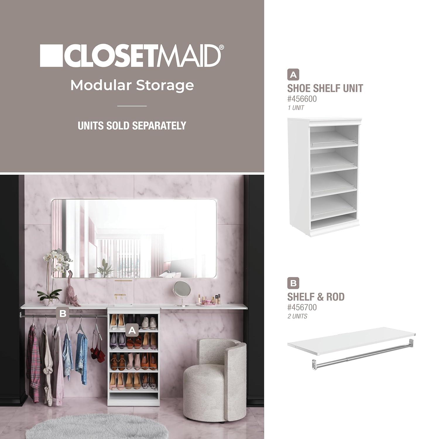 ClosetMaid Modular Storage 12-Pair Shoe Shelf Unit - ClosetMaid