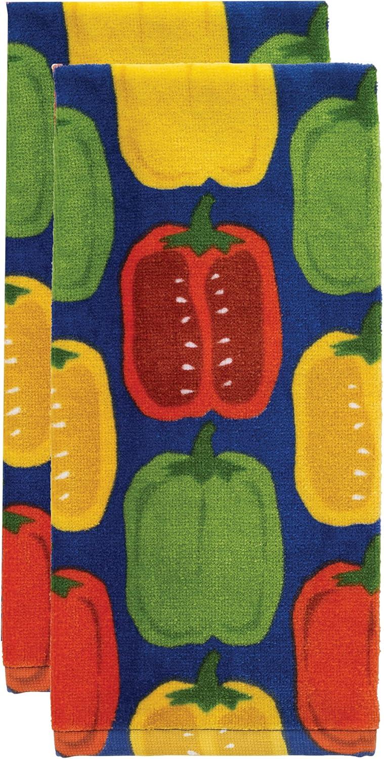 T-fal Print Fiber Reactive Kitchen Towel, Two Pack