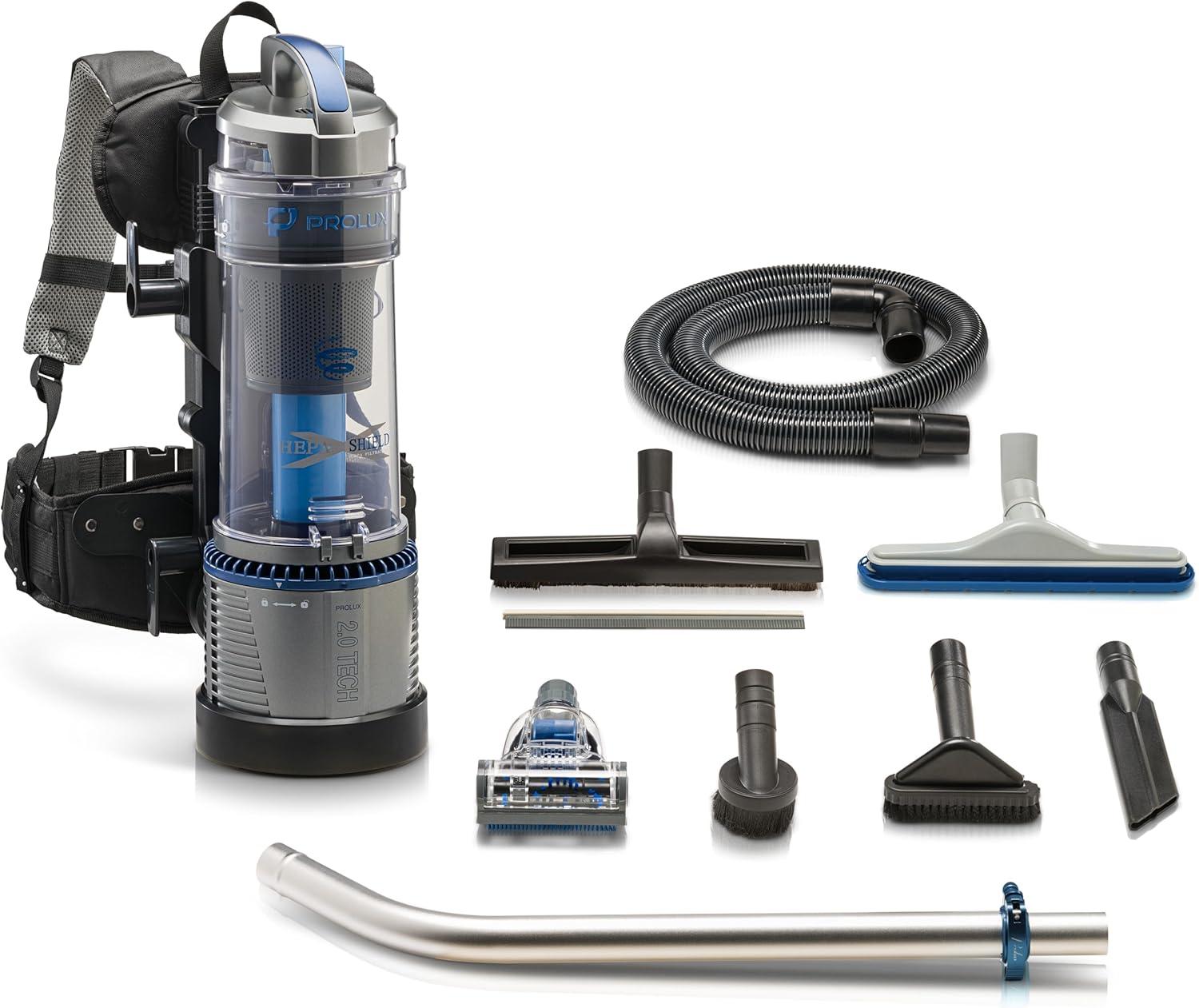 Prolux Lightweight Prolux 2.0 Bagless Backpack Vacuum w/ 5 YR Warranty - 2.0 Residential