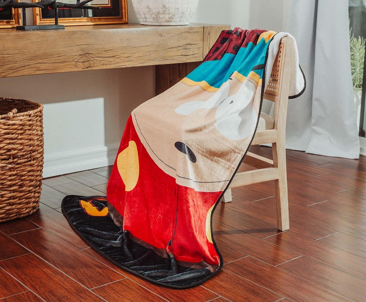 Surreal Entertainment South Park Eric Cartman Fleece Throw Blanket | 45 x 60 Inches