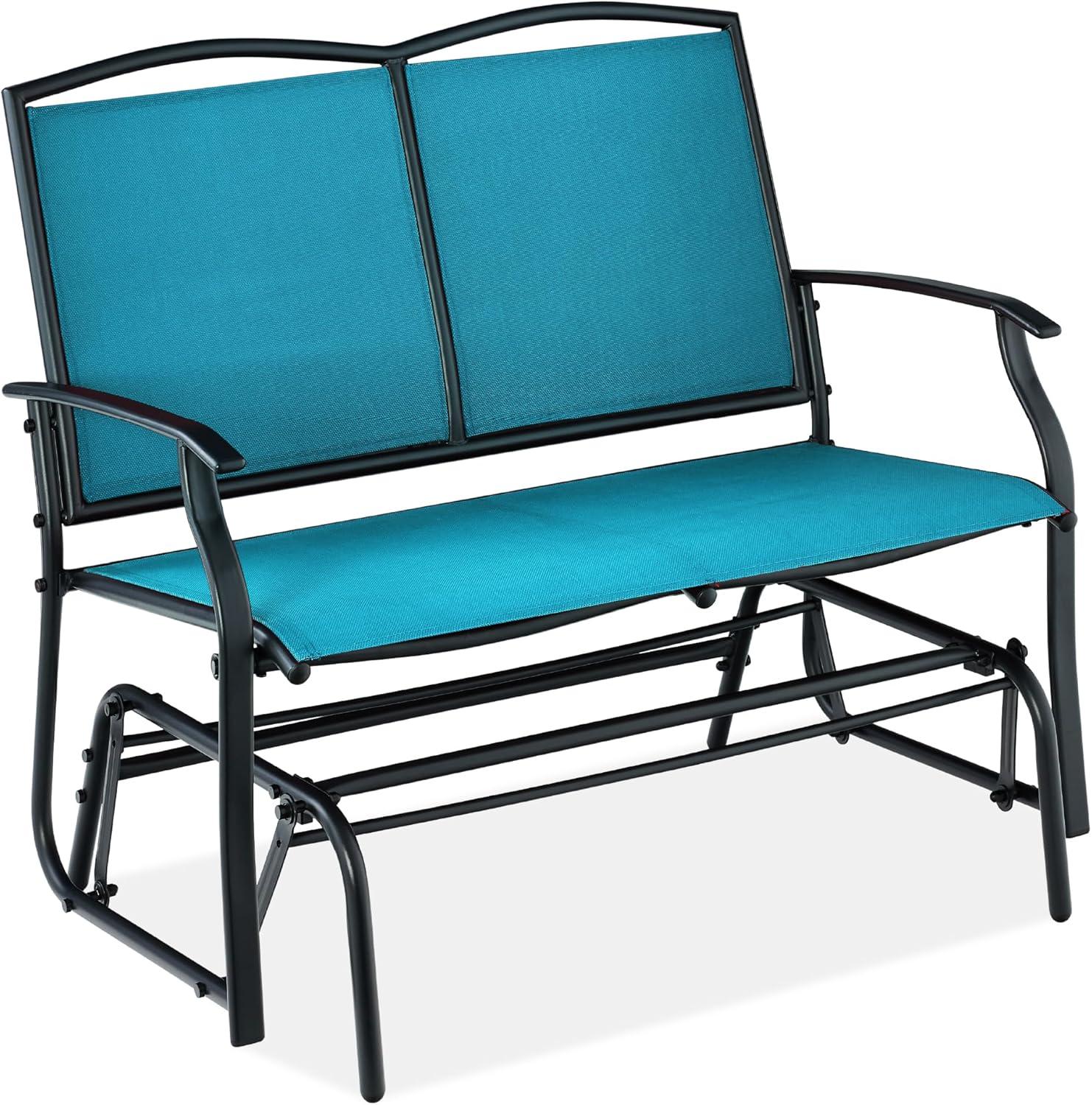 Winston Porter Nethuki Metal Outdoor Glider