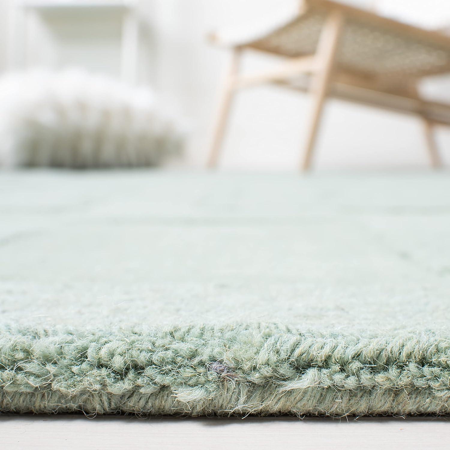 Martha Stewart Hand Tufted Wool Pile Geometric Rug