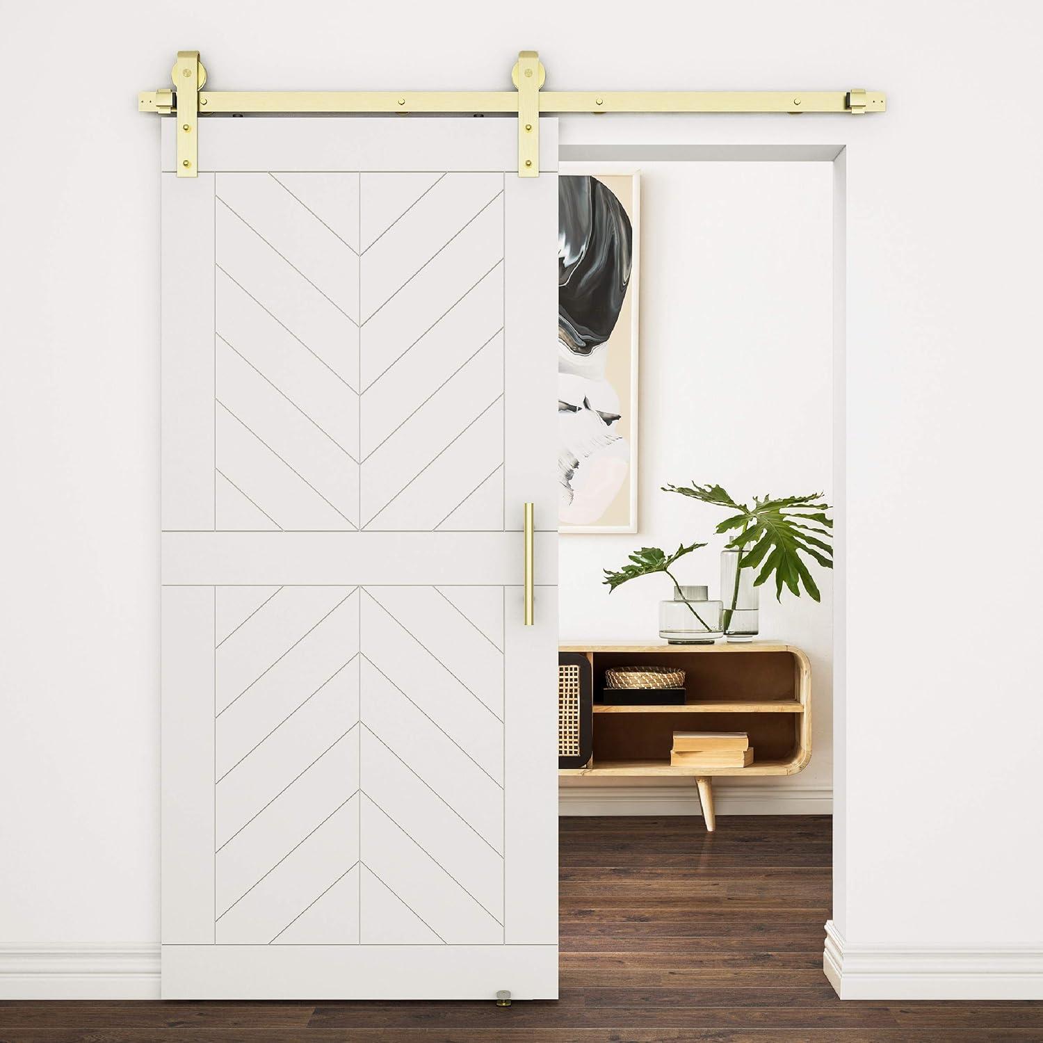 National Hardware 72" Designer Interior Barn Door Kit with Soft Close