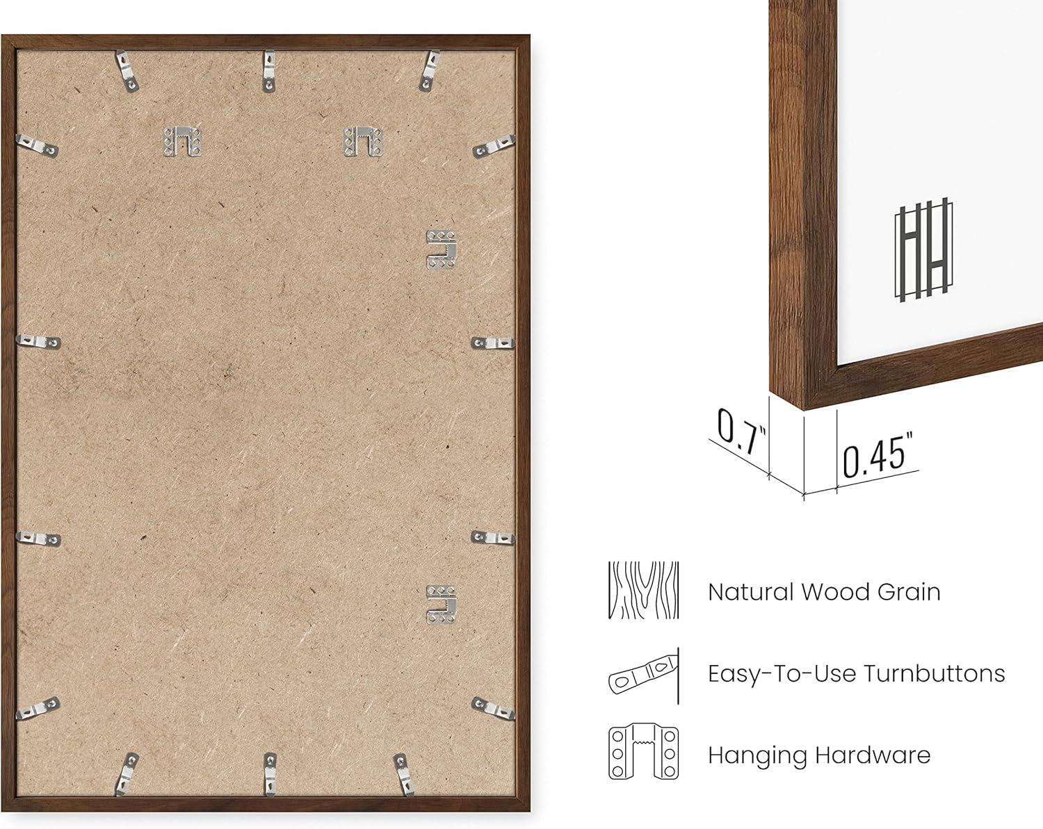 Haus and Hues Wood Matte Picture Frame