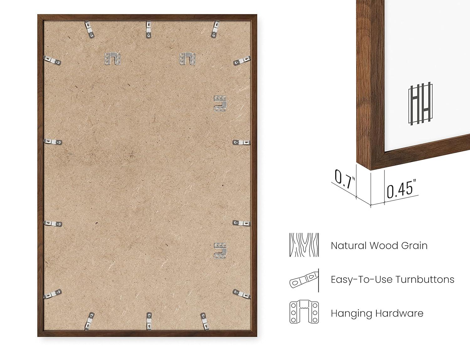Haus and Hues Wood Matte Picture Frame