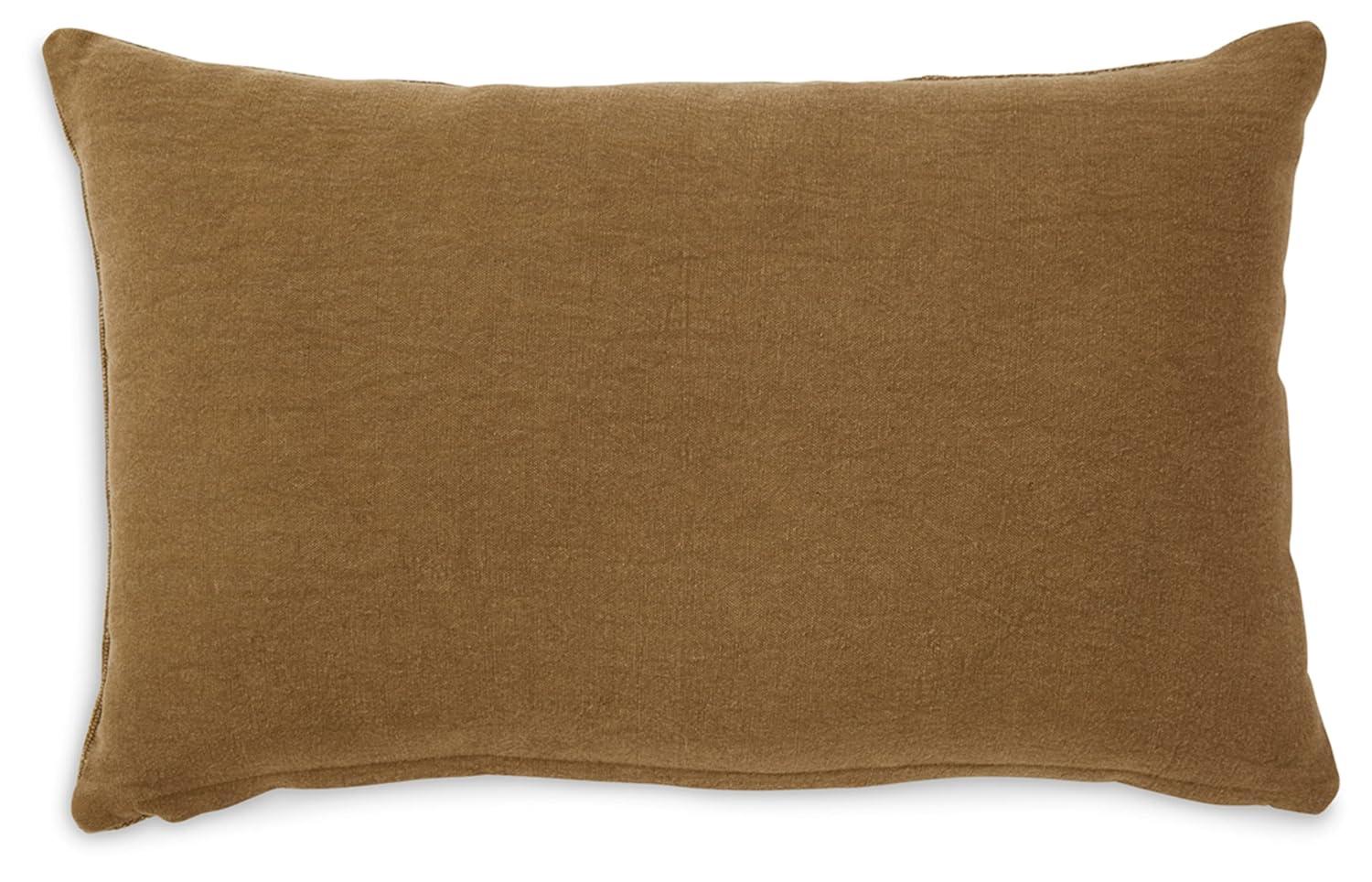 Signature Design by Ashley Contemporary Dovinton Pillow  Honey