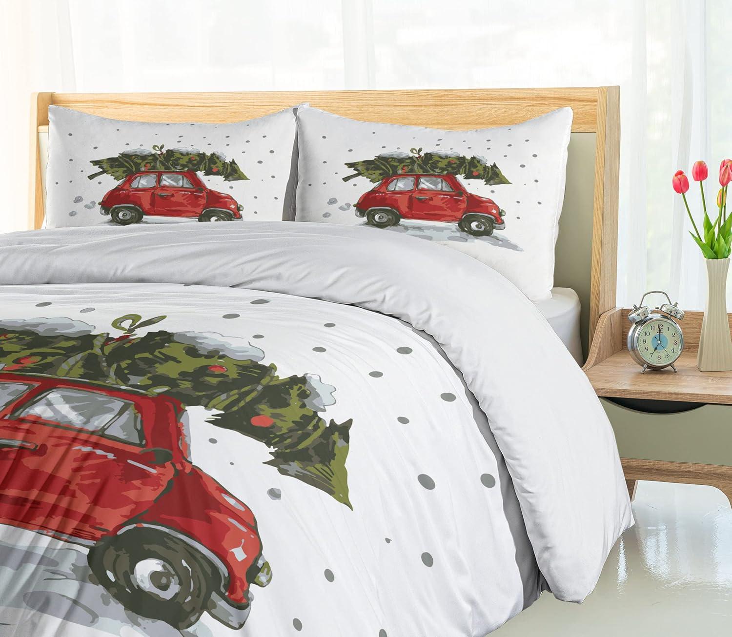 Christmas Traditional Duvet Cover Set