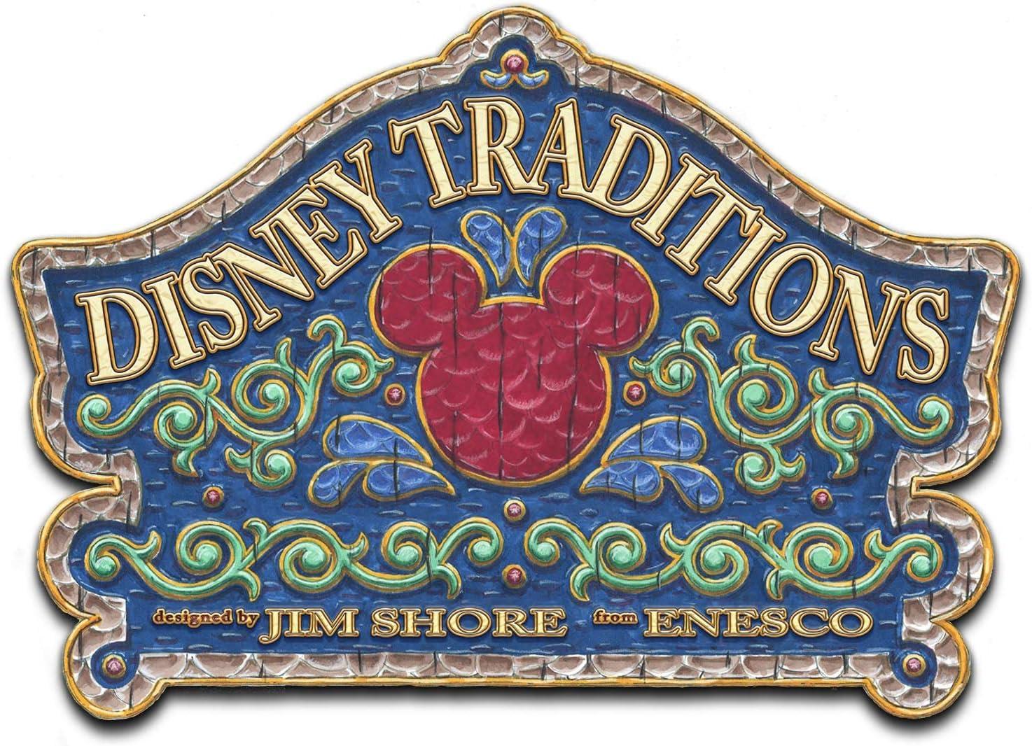 Jim Shore Jim Shore Disney Traditions Mickey& Minnie Proposal Ring Dish 5in H