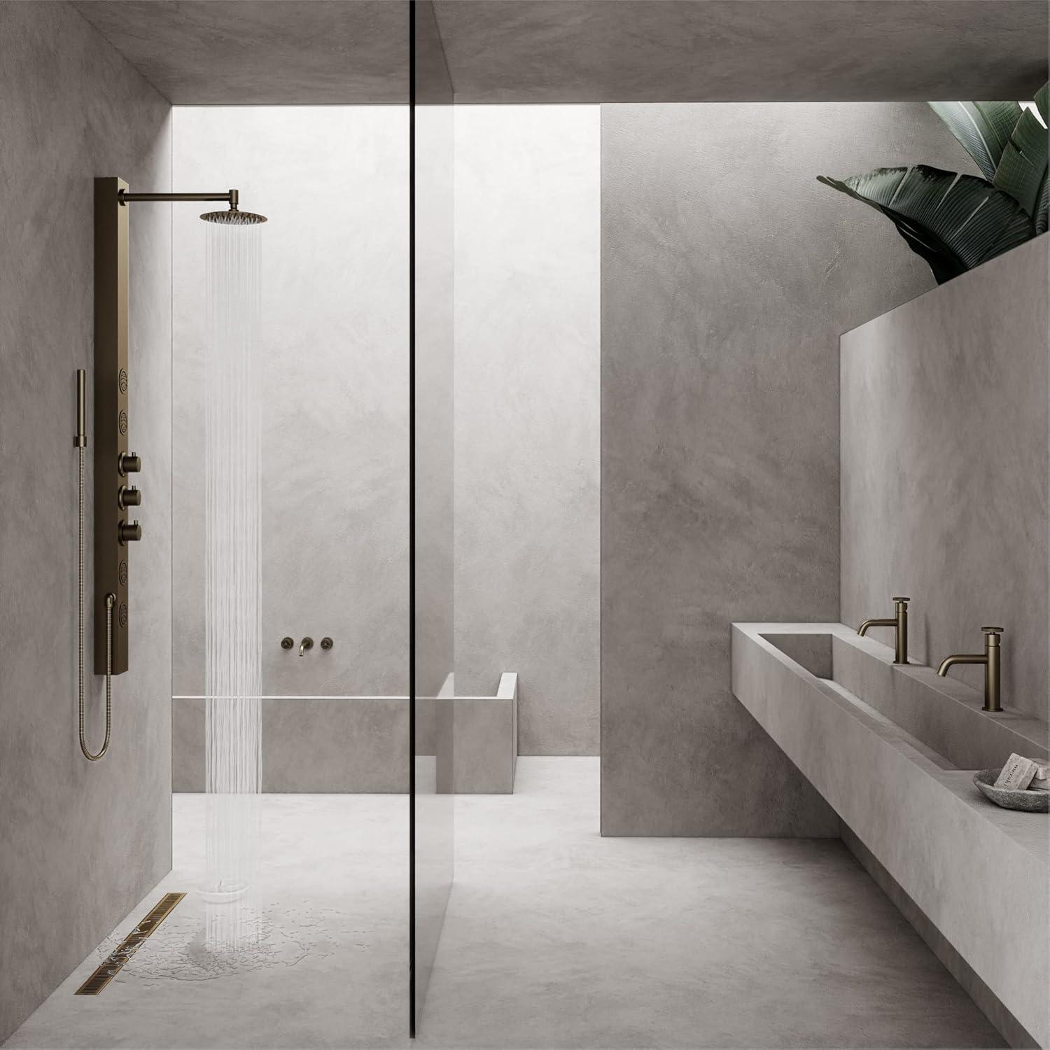Elan 36" Rectangular Grate Linear Grid Shower Drain