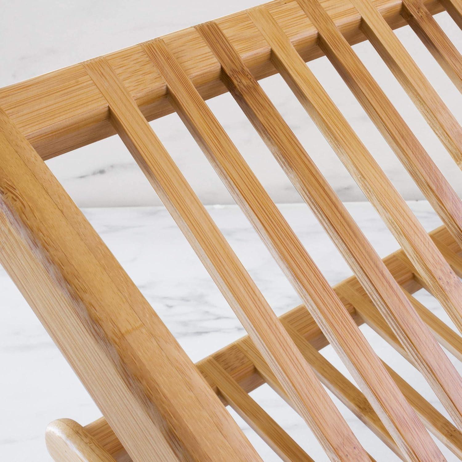 Totally Bamboo Eco Collapsible Bamboo Dish Drying Rack