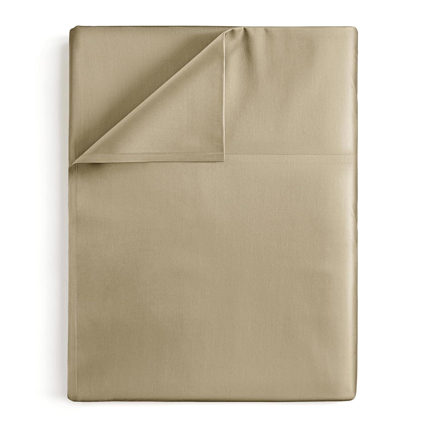 CGK Linens Single 100% Cotton Flat Sheet/ Top Sheet 400 Thread Count