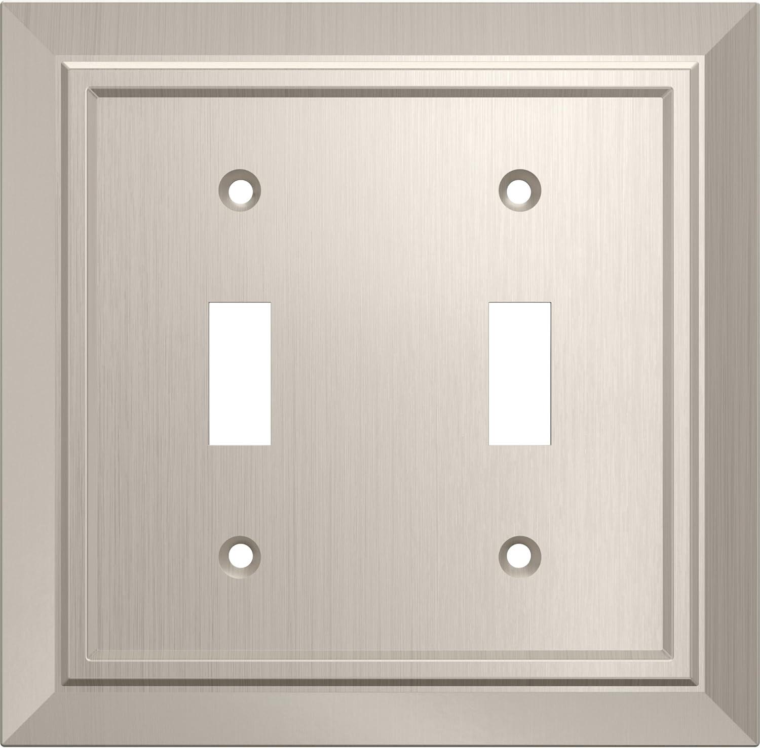 Franklin Brass Classic Architecture 2-Gang Toggle Light Switch Wall Plate