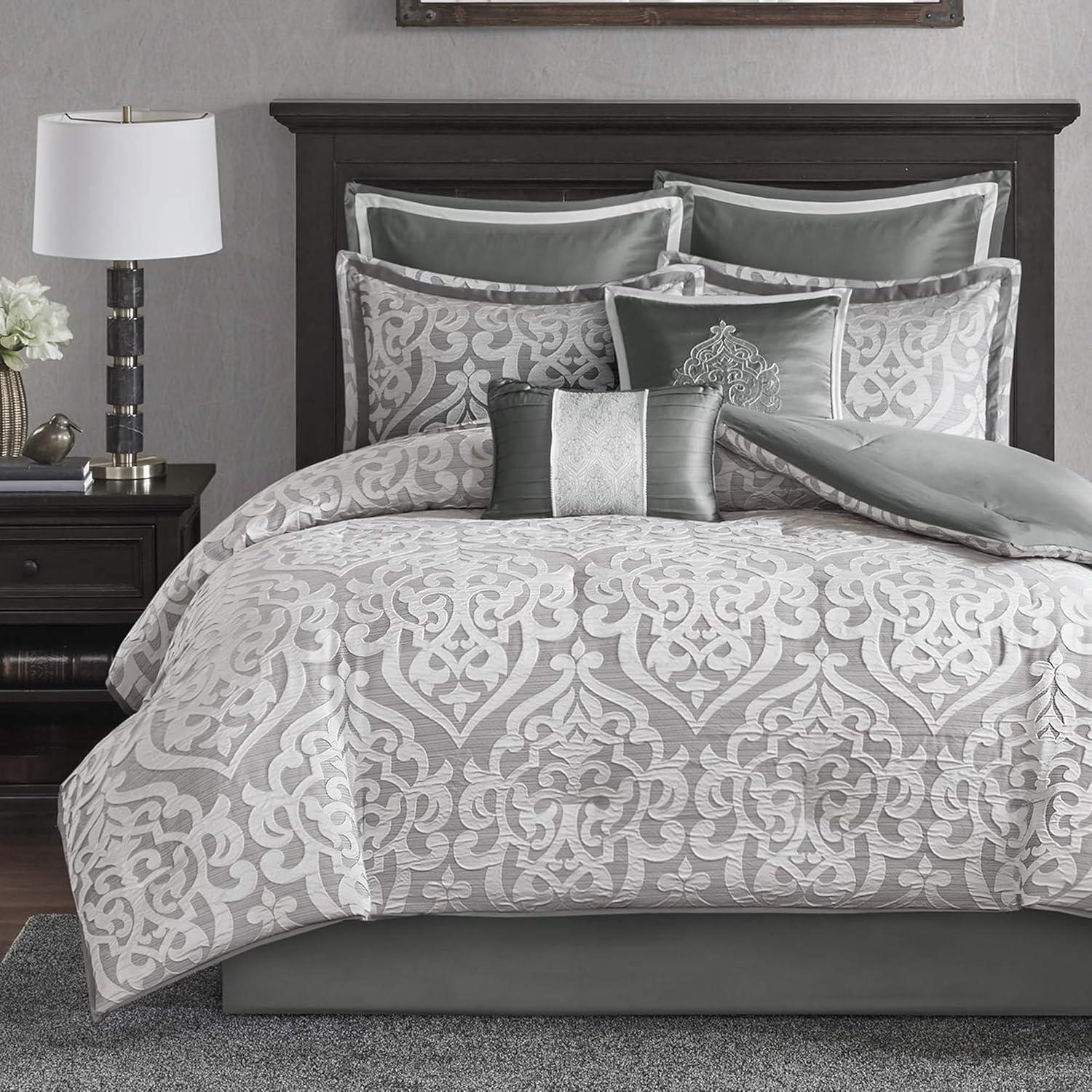 Odette Jacquard 8 Piece Comforter Set