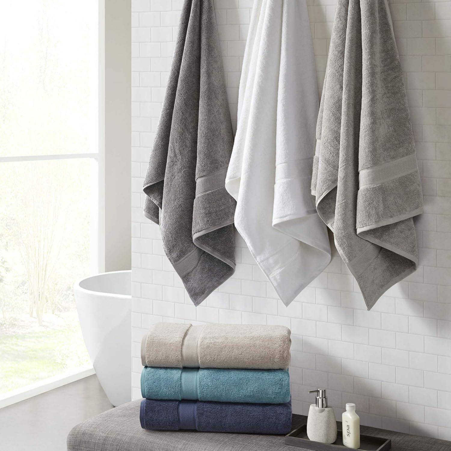 Natural Oversized Cotton Bath Towel Set