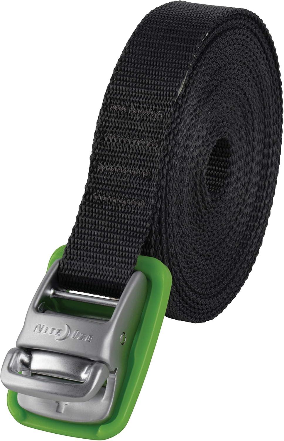 Nite Ize CamJam Tie Down Strap - Tie Down Ratchet Straps - Straps for Trucks & Cars - Tie Downs for Luggage, Camping Gear & Other Loads - Moving Supplies - 6 ft Strap, Blue (Pack of 1)