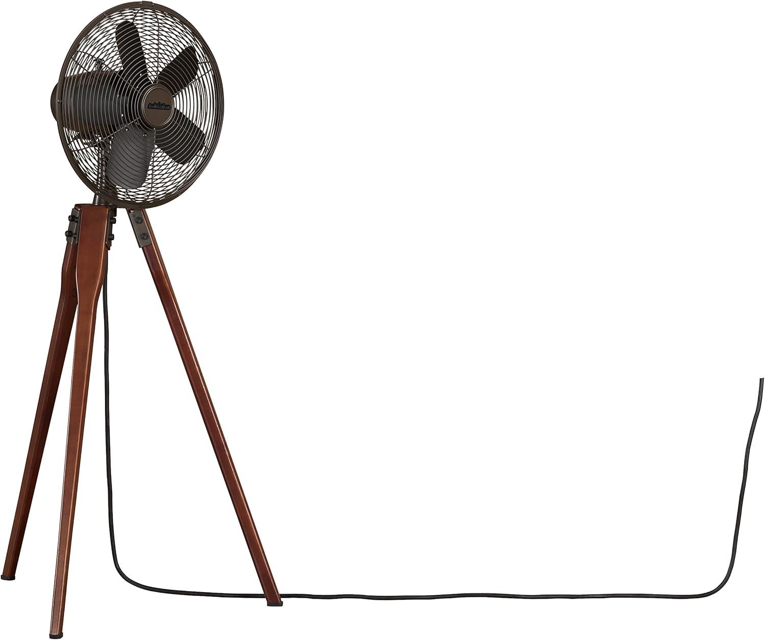 Wood Tripod Floor Fan