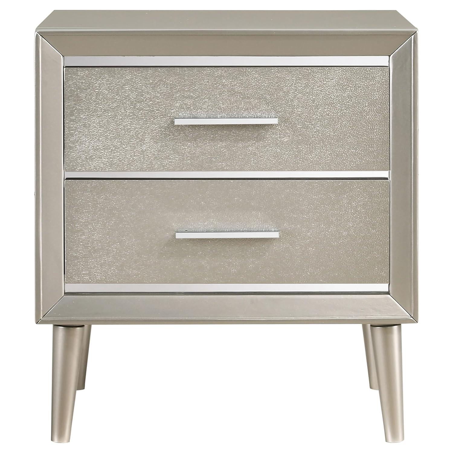Coaster Company Metallic Sterling 2-Drawer, 23.4 inch