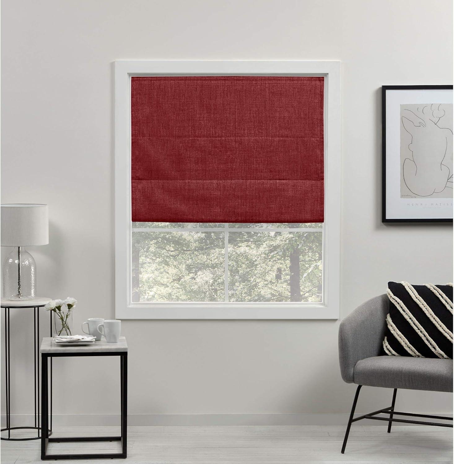 Acadia Total Blackout Roman Curtain Shades - Exclusive Home