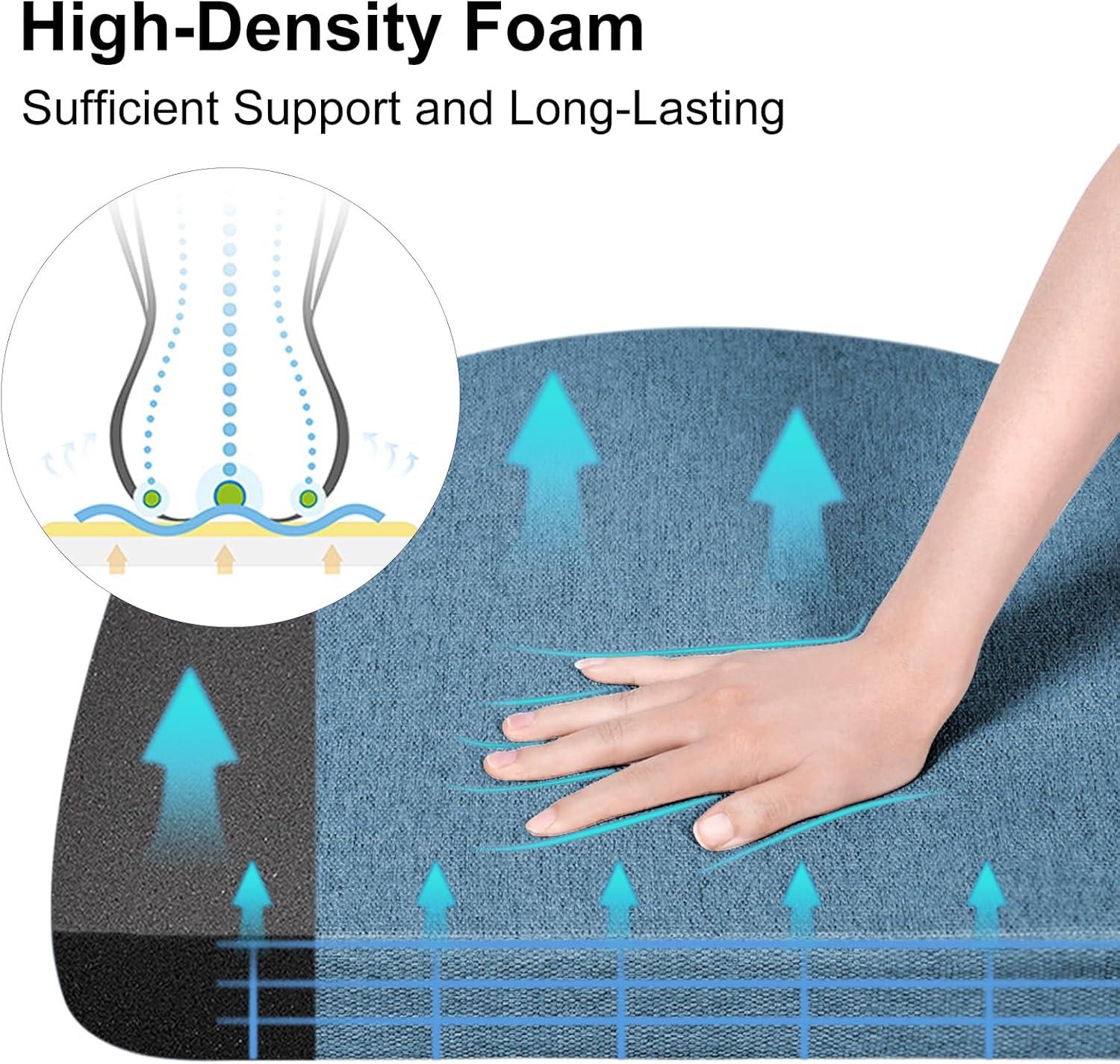 Chair Cushions for Dining Chairs Set of 2 - Blue