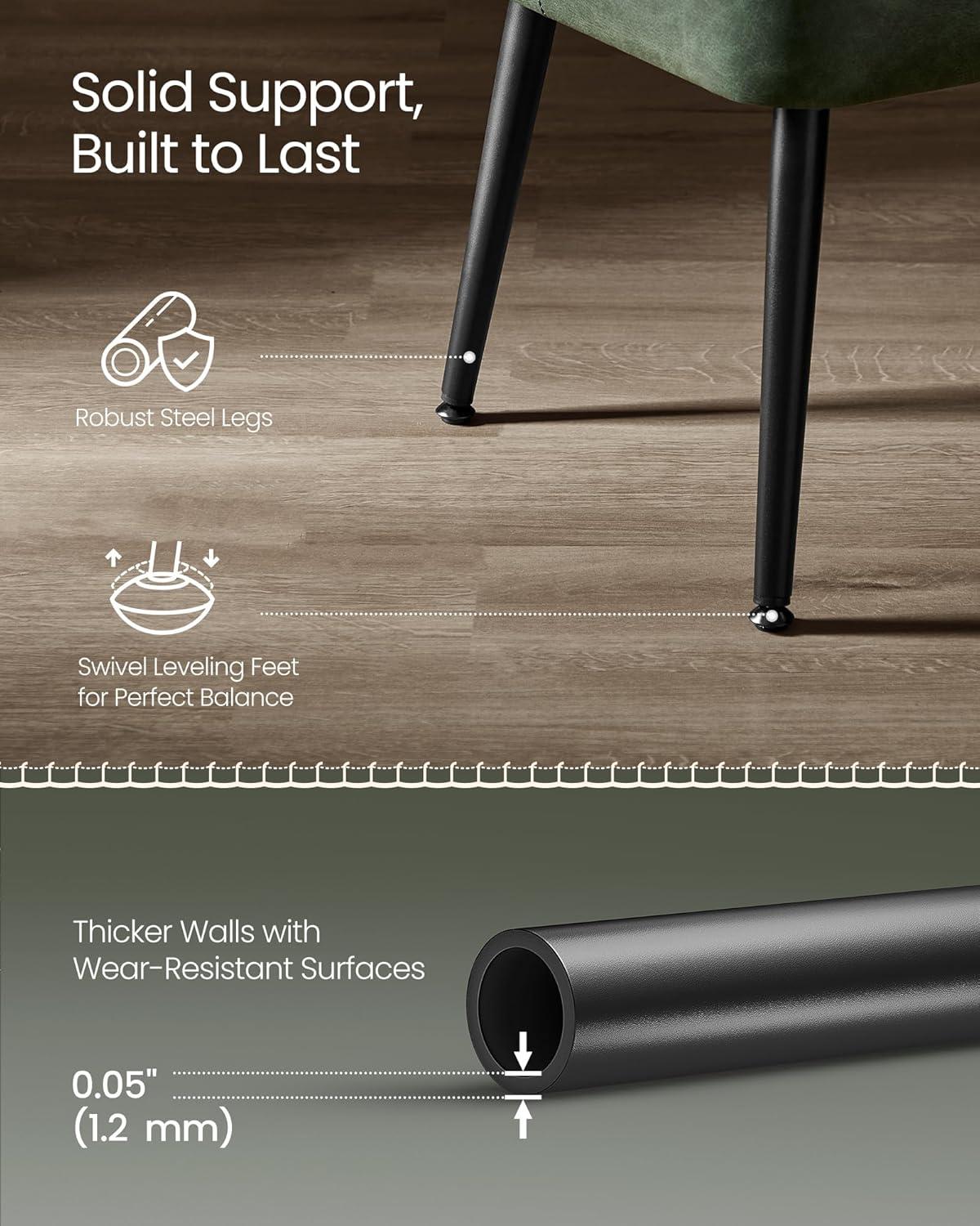 VASAGLE EKHO Collection - Storage Ottoman Bench Leather Entryway Bedroom Bench 15 Gallons for Bedroom Living Room Loads 660 lb Forest Green