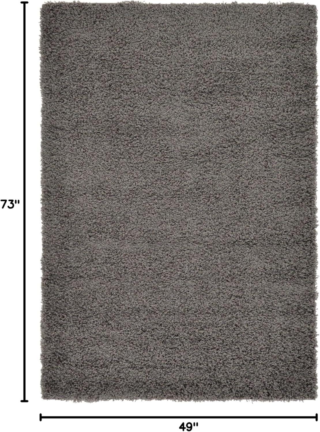 Unique Loom Solid Shag Solid Indoor Woven Area Rug