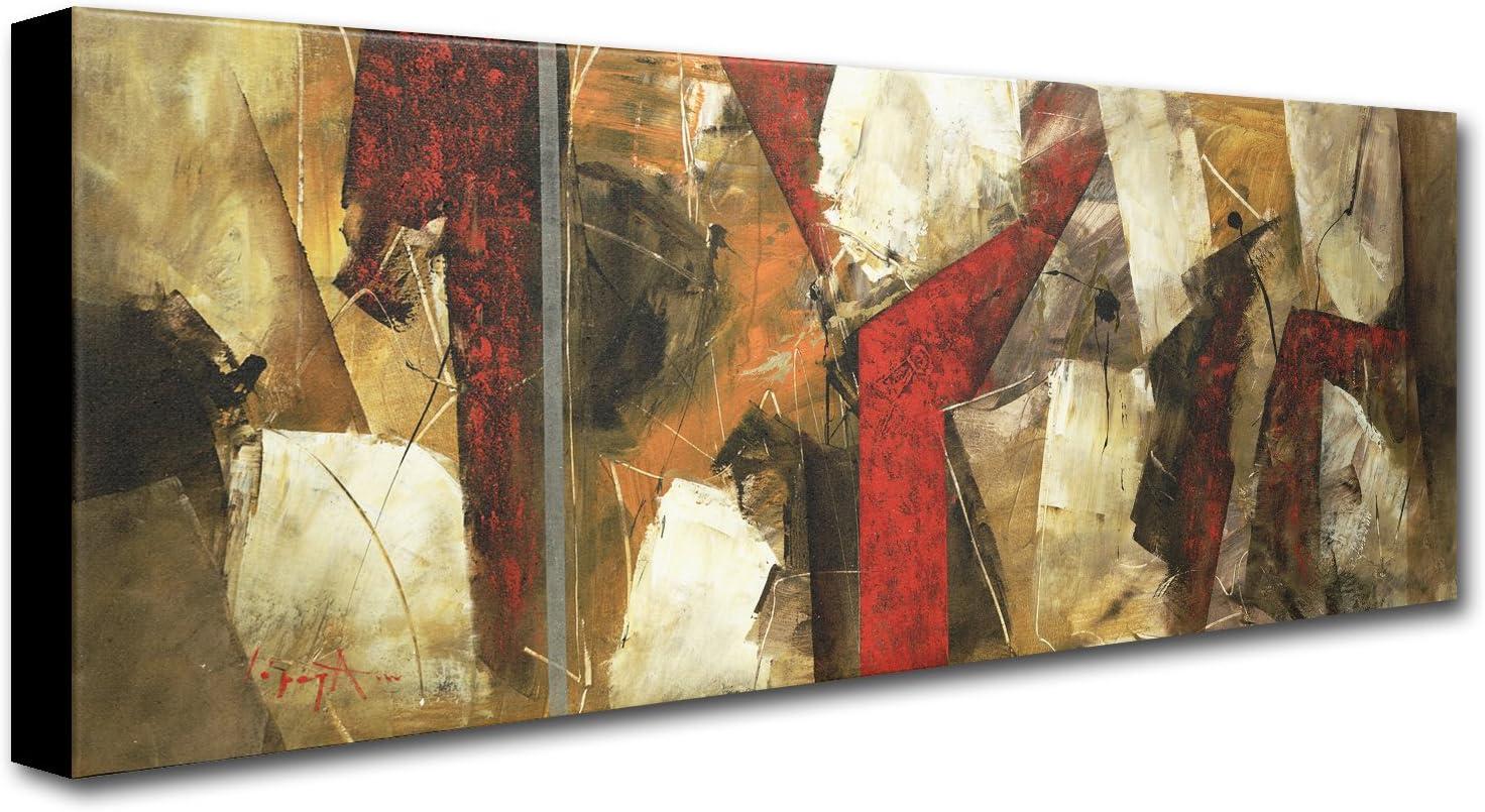 'Abstract IX' Canvas Art-14x32