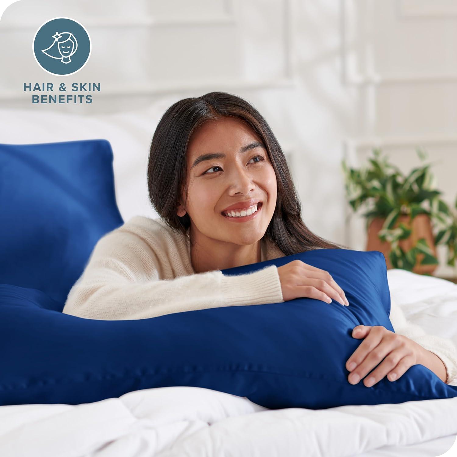 Bare Home 100% Mulberry Silk Pillowcase Envelope Closure