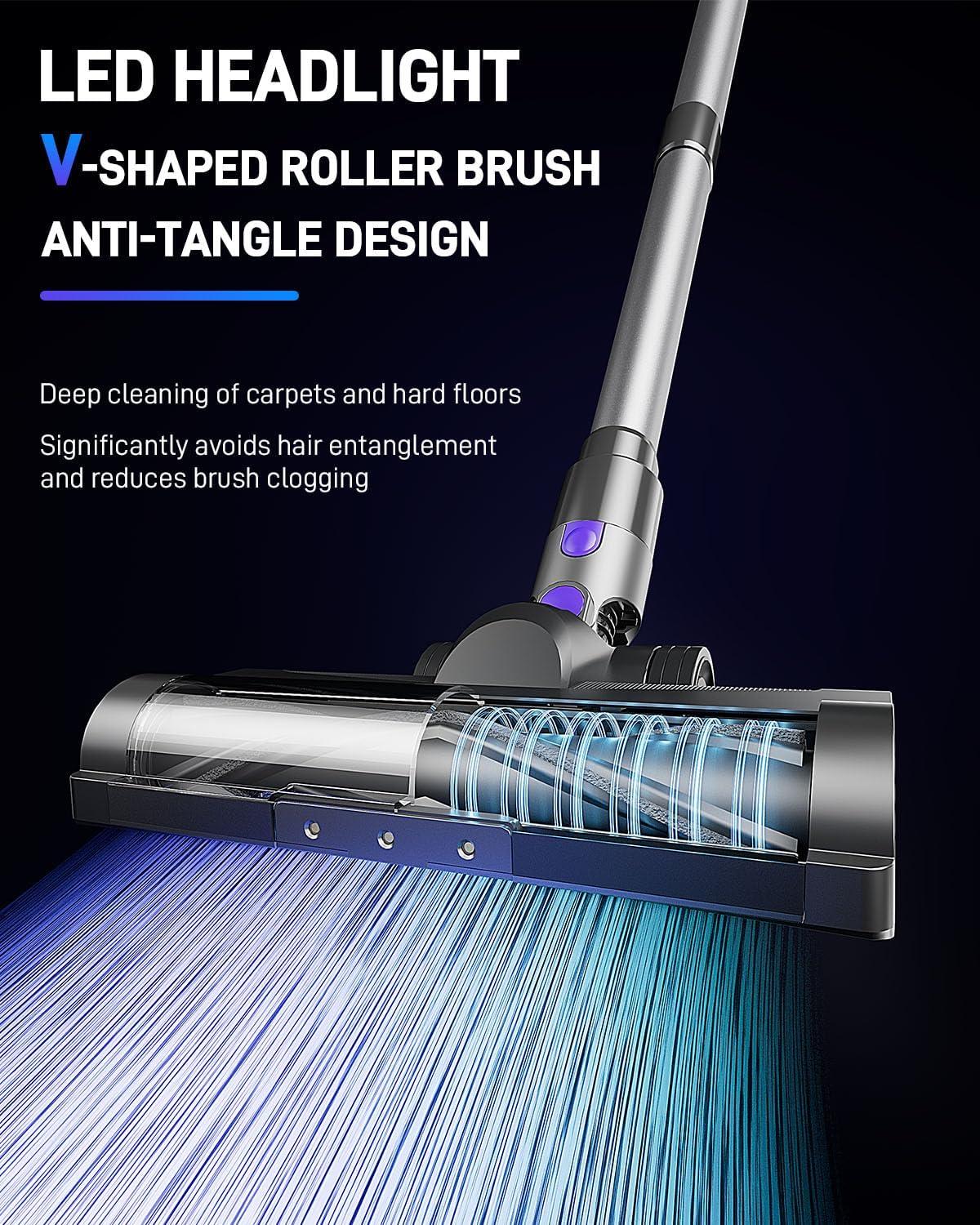 Cordless 3-in-1 Handheld Portable Home Hold Vacuum Cleaner, Upright Pet Hair Vacuum Cleaner, Stick Vacuum Cordless Rechargeable