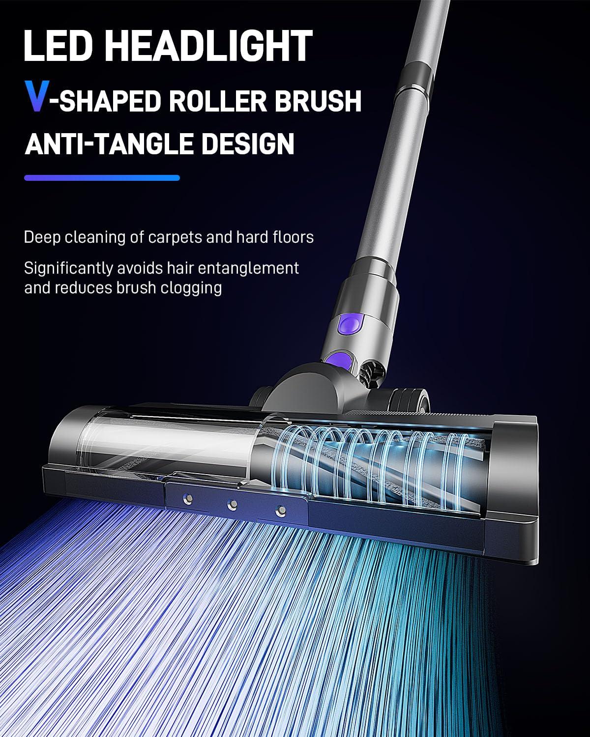 Cordless 3-in-1 Handheld Portable Home Hold Vacuum Cleaner, Upright Pet Hair Vacuum Cleaner, Stick Vacuum Cordless Rechargeable