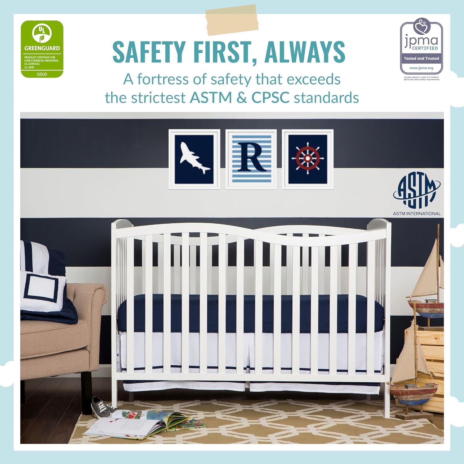 Dream On Me Chelsea 5-in-1 Convertible Crib