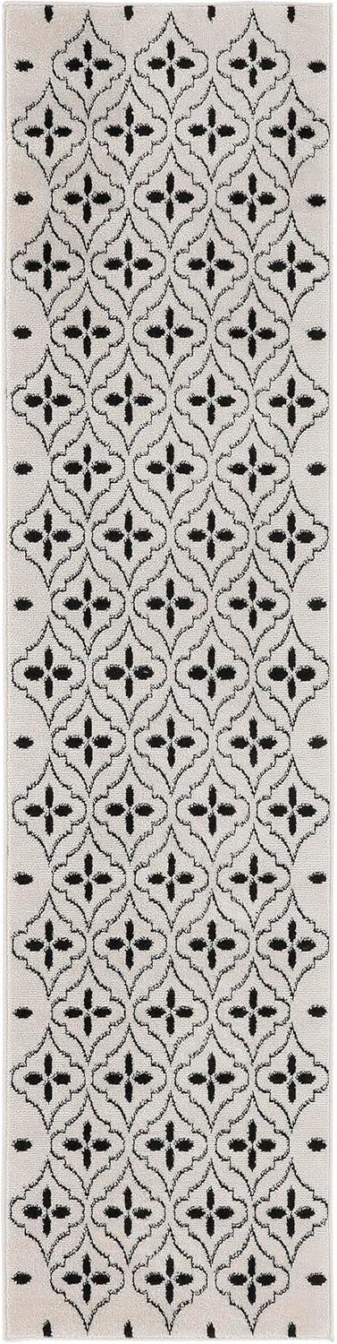 Nourison Essentials Moroccan Modern Indoor Outdoor Rug