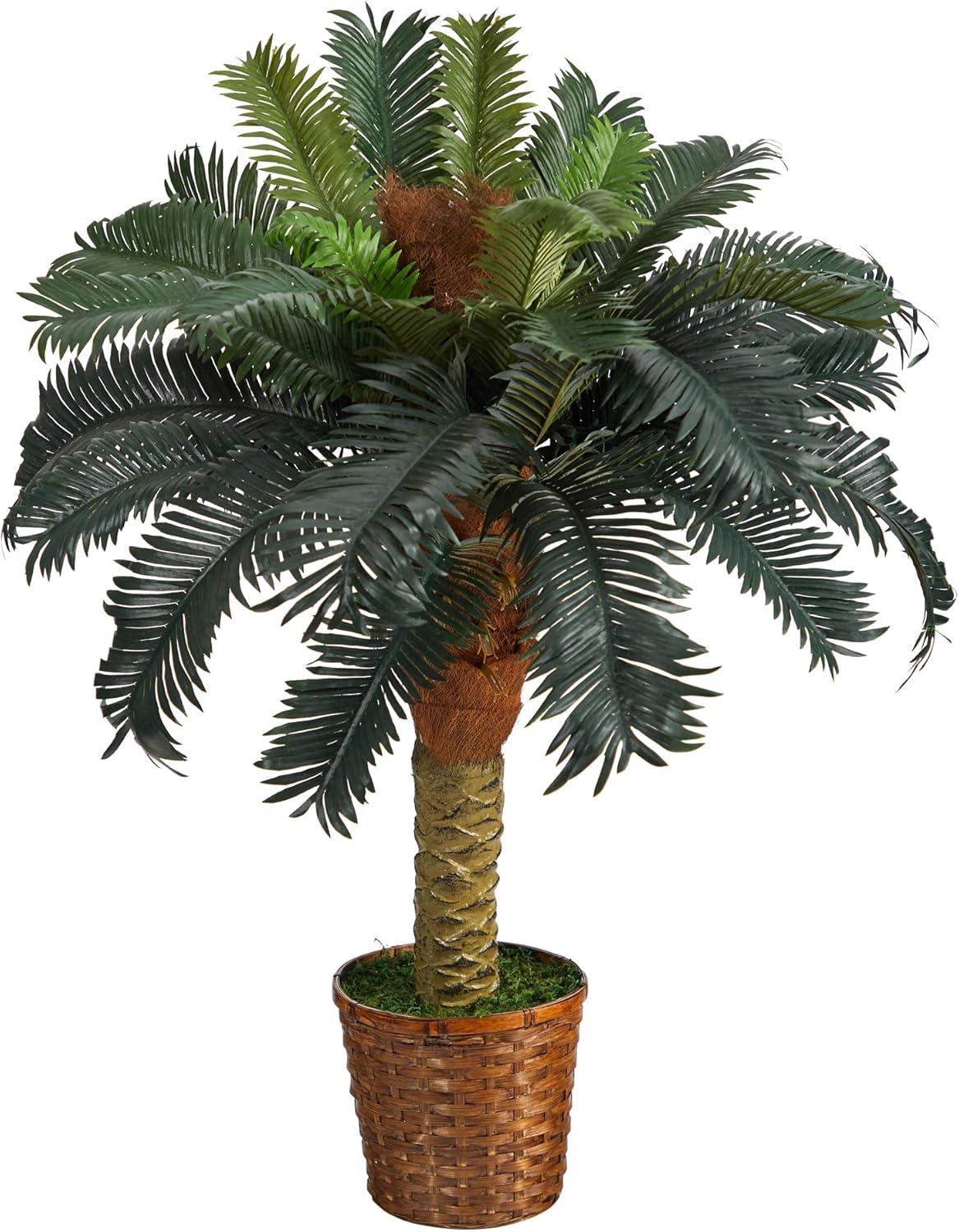 Tropical Sago Palm 3ft Faux Plant in Potted Arrangement