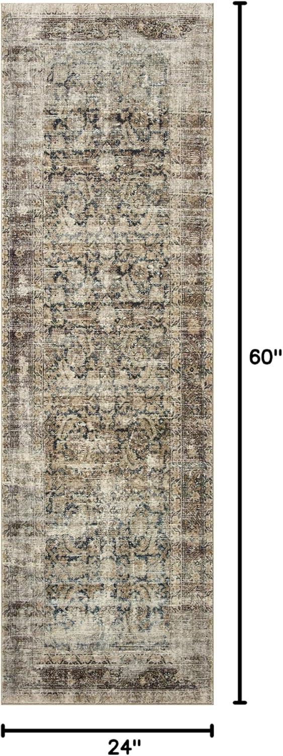 Amber Lewis x Loloi Morgan Navy / Sand Area Rug feat. CloudPile