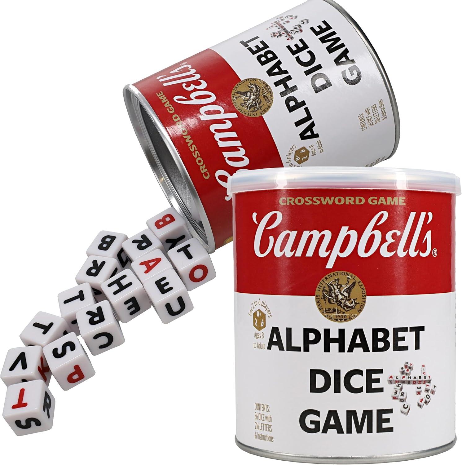 TDC Games Campbell's Alphabet Dice Word Game