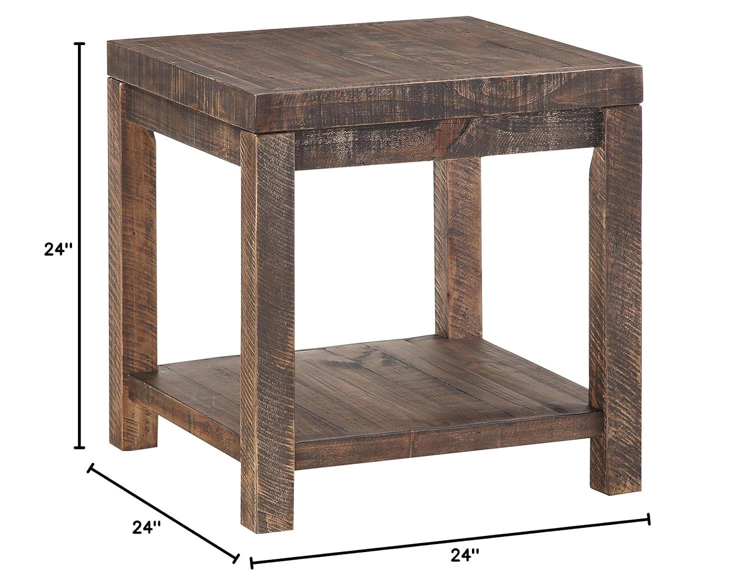 Alexandra Solid Wood End Table