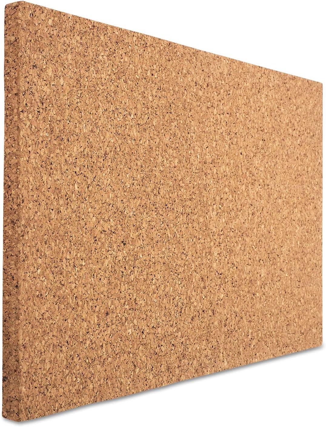 Iceberg iDesign Frameless Cork Bulletin Board with Band, Home or Work Office Accessories, 24” W x 38” L x 1.56” H