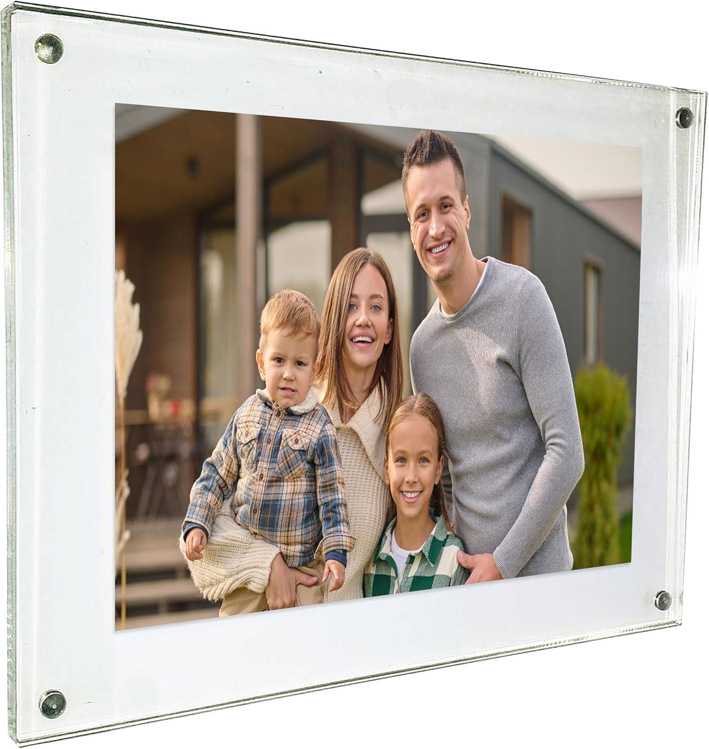 Canetti 6x8 Clear Acrylic Magnetic Floating Wall Frame