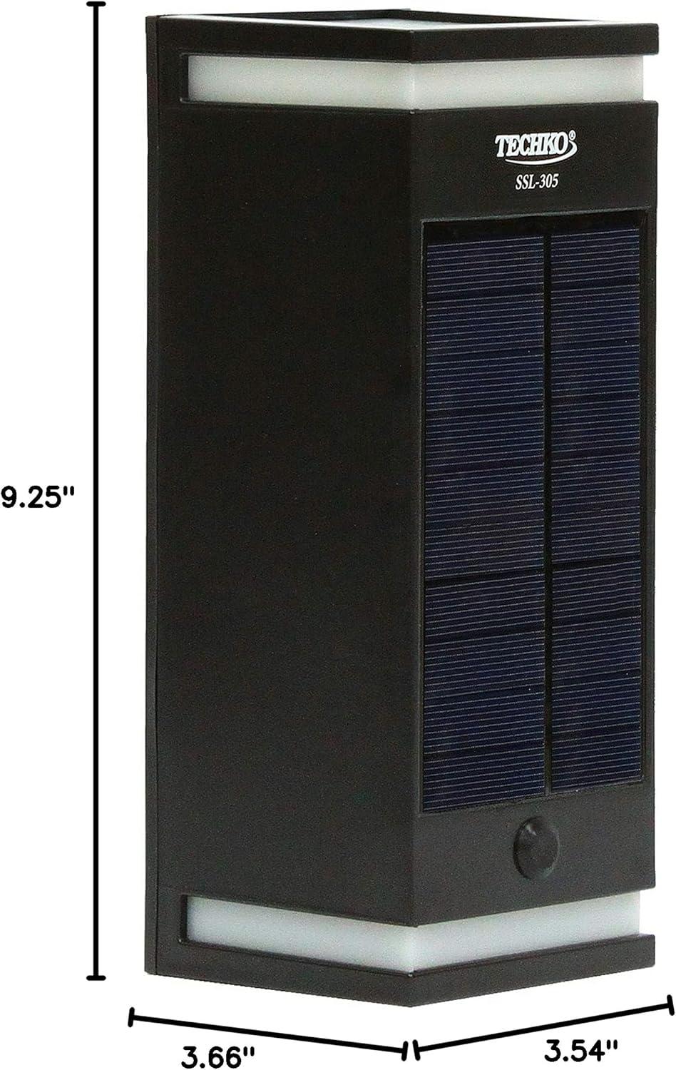 Outdoor Solar Dual-Direction LED Wall Sconce