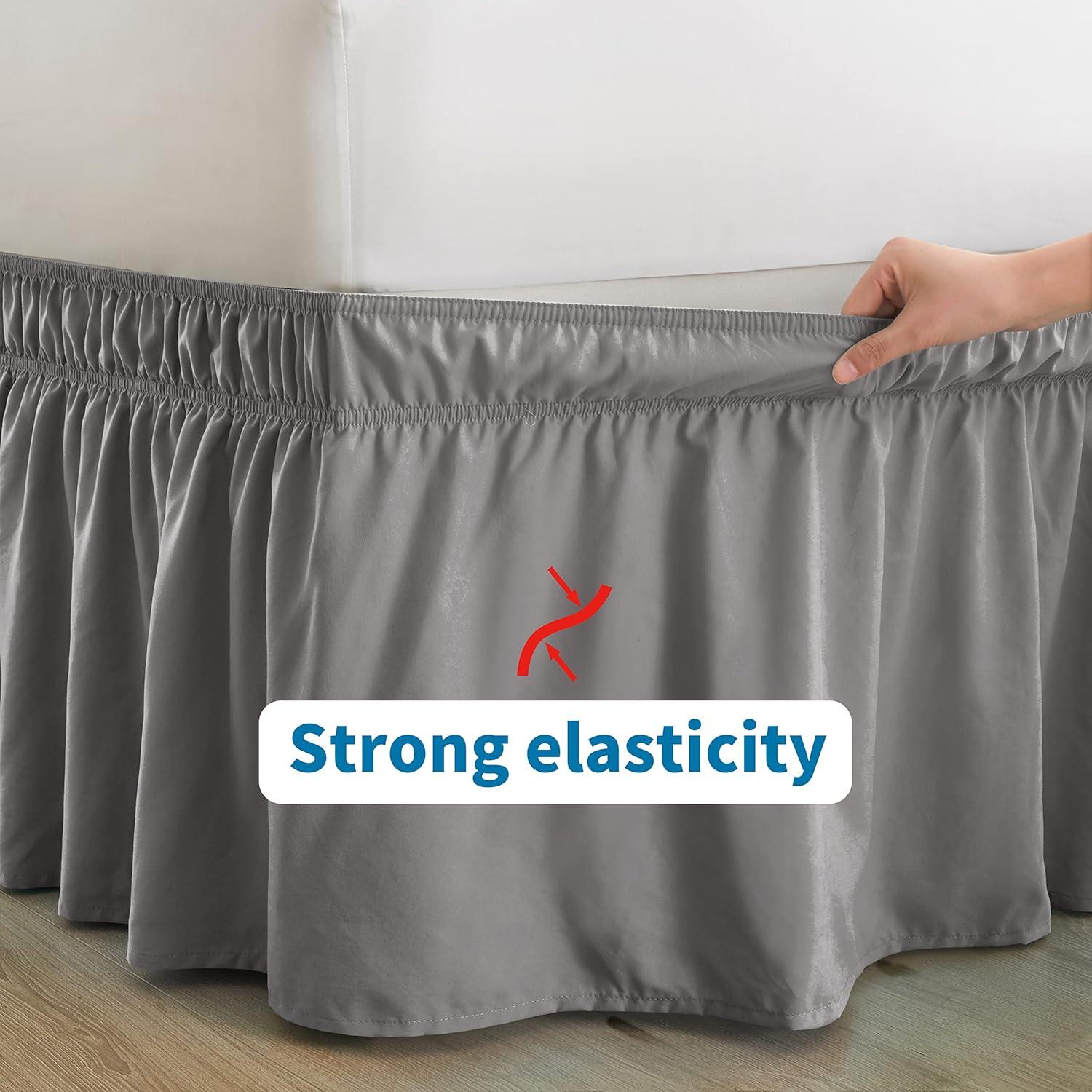 Ruffled Wrap Around Bed Skirt