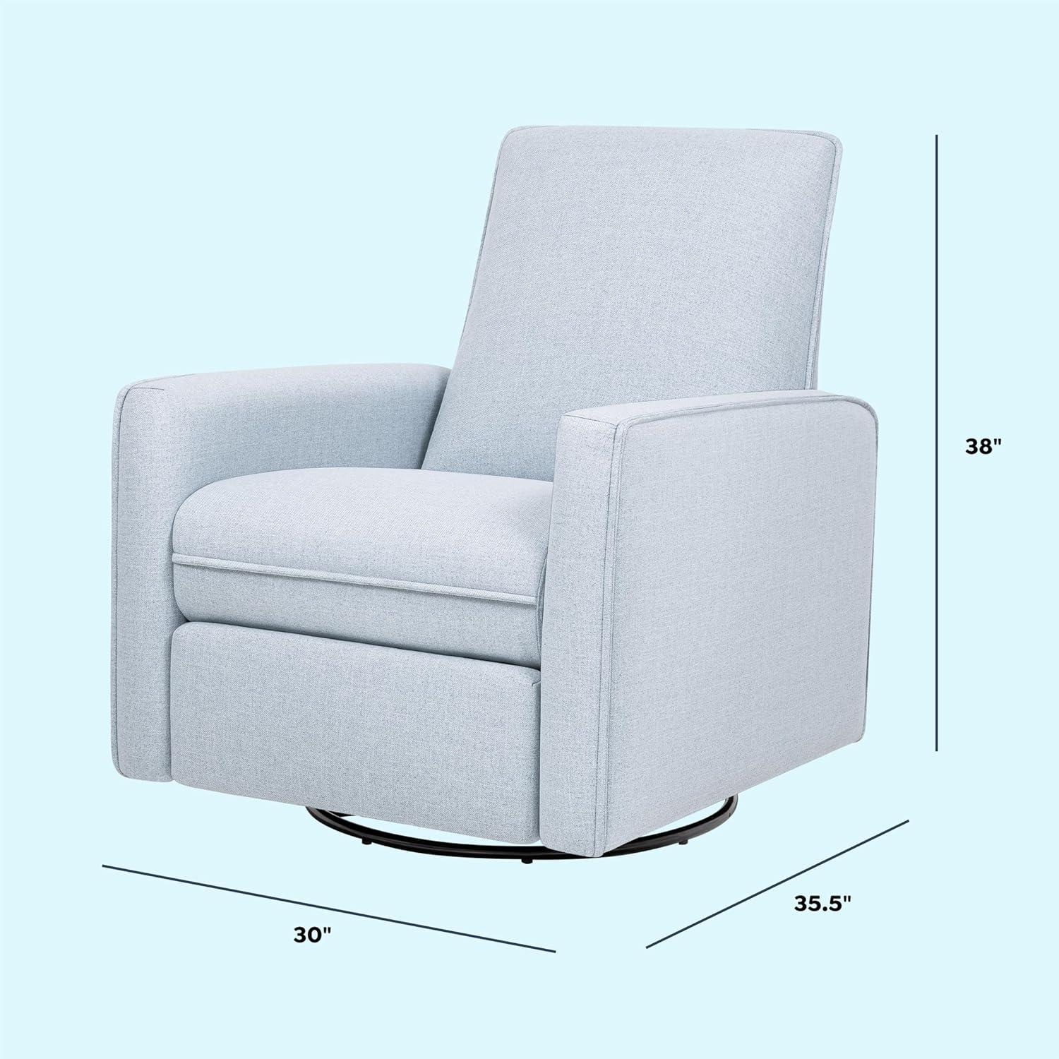 Penny Recliner And Swivel Glider In Eco-Performance Fabric