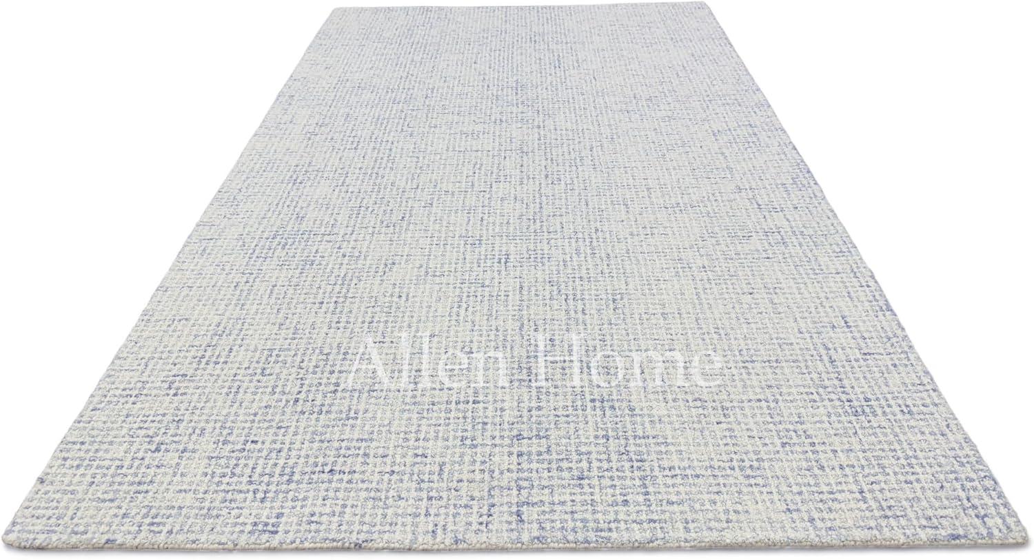 Rowe Handmade Tufted Ivory/Blue Rug