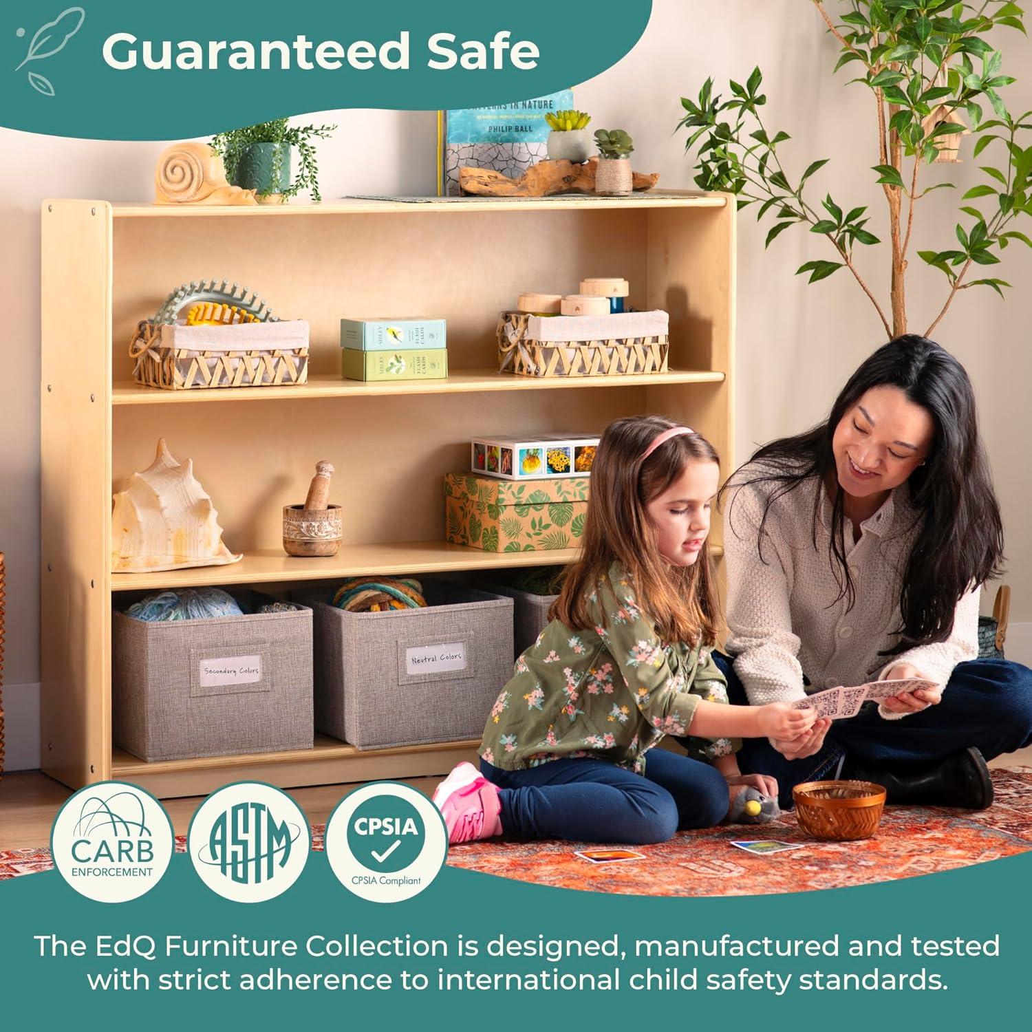 Guidecraft EdQ Essentials 3-Shelf Open Storage & Reviews | Wayfair