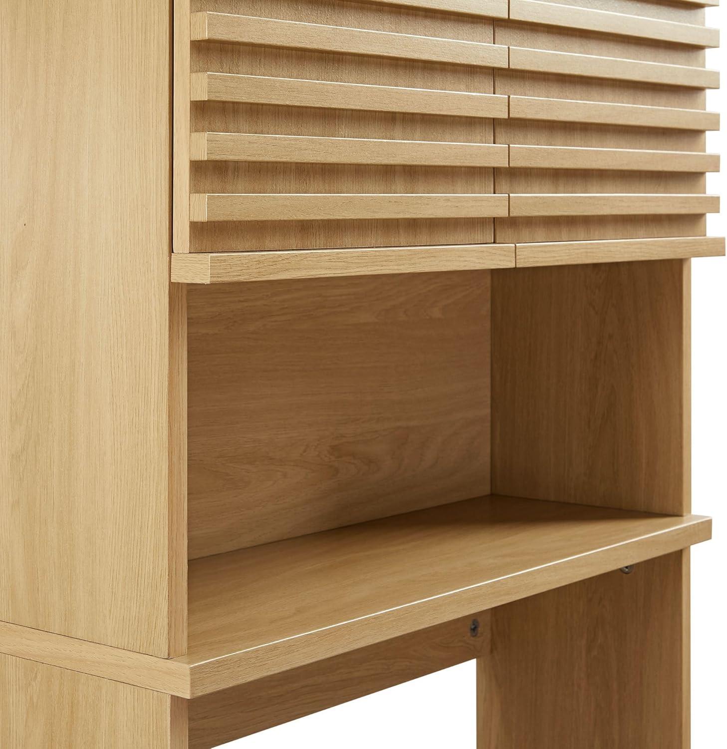 Modway Render Over The Toilet Bathroom Storage Cabinet