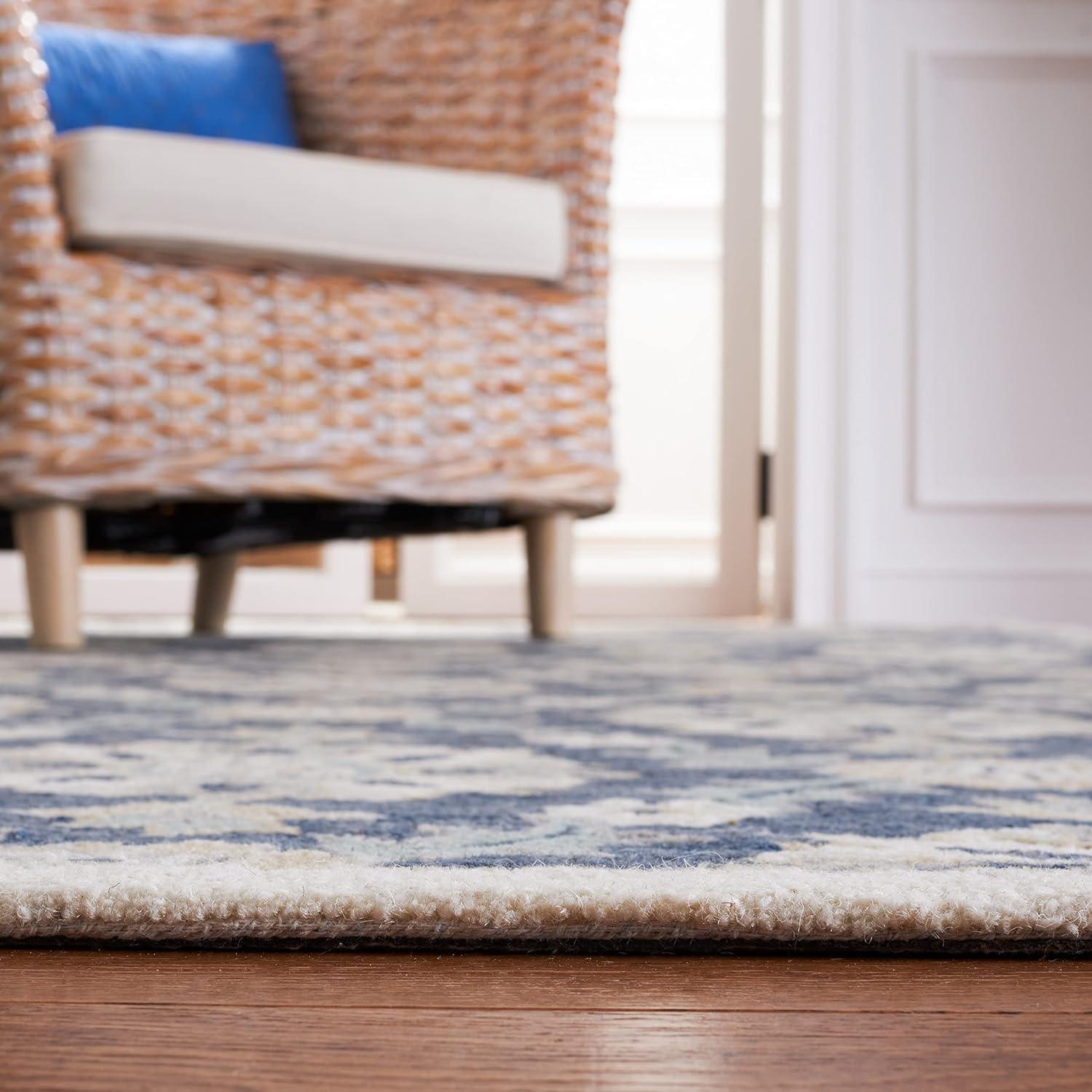 Martha Stewart Rugs Martha Stewart Hand Tufted 80% Wool And 20% Cotton Damask Rug